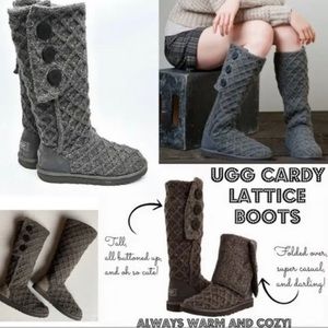 26 Uggs Lattice Cardy size 6
